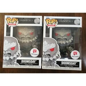 Doomsday Lot Of 2 Funko POP Heroes! #408 Injustice God Among Us New In Box Read